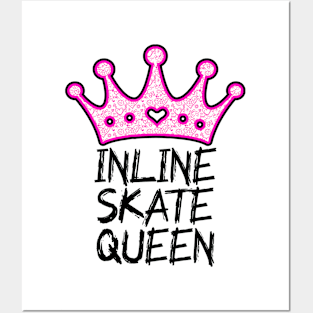 inline skate queen Posters and Art